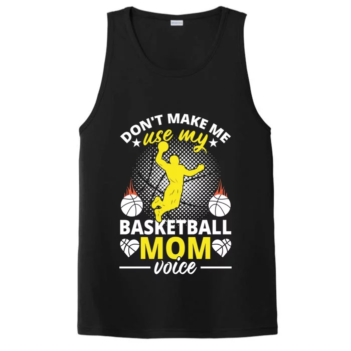 Funny Basketball Mom Vintage College Designs High School Gift Performance Tank