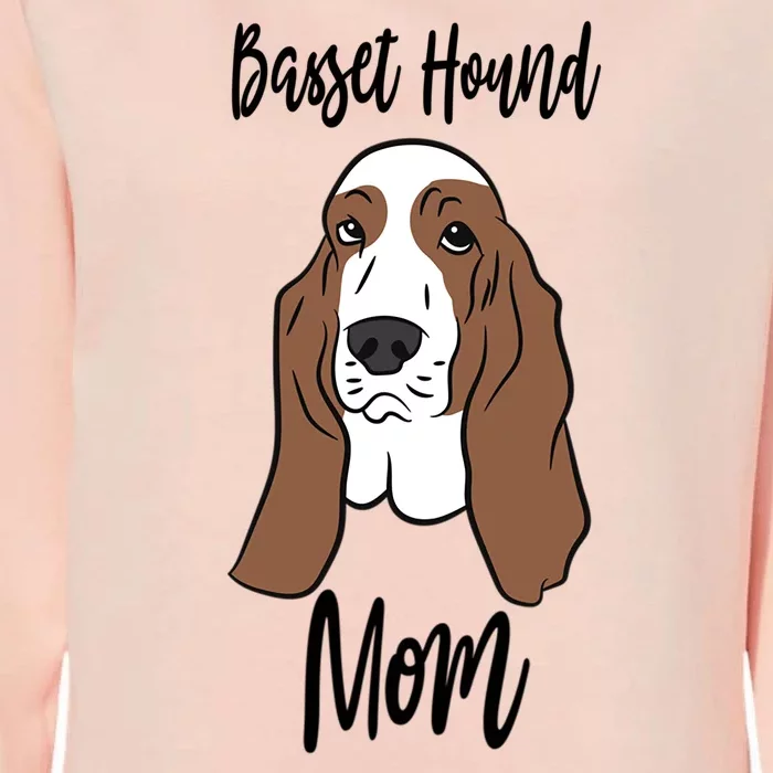 Funny Basset Mom Gift Womens California Wash Sweatshirt