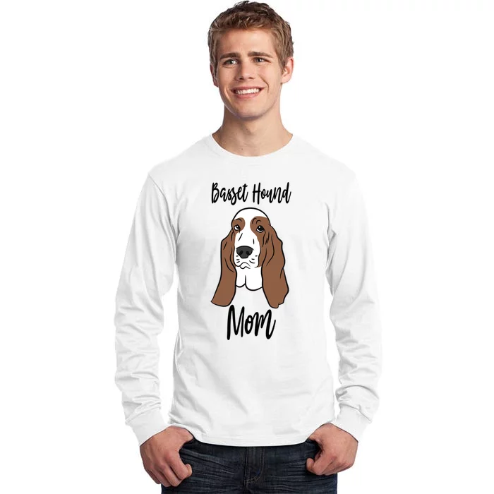 Funny Basset Mom Gift Tall Long Sleeve T-Shirt