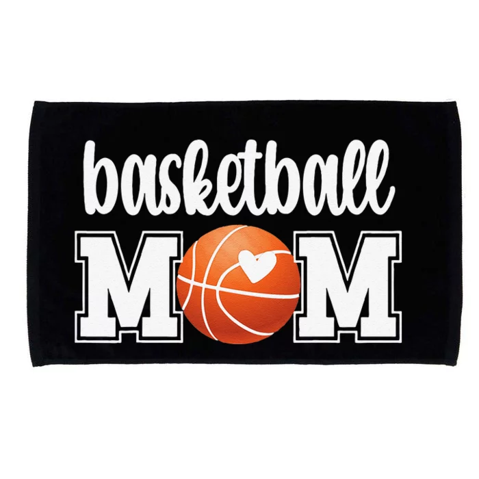 Funny Basketball Mom Basketball Mother Of A Basketball Microfiber Hand Towel