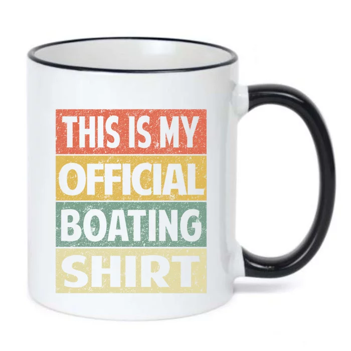 Funny Boating Meaningful Gift This Is My Boating Gift Black Color Changing Mug