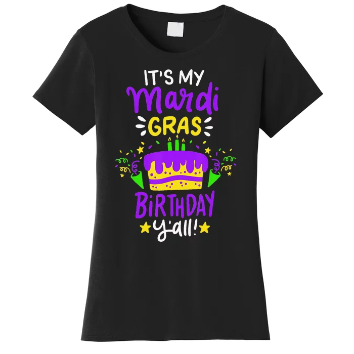 funny Birthday Mardi Gras Party Gift Women's T-Shirt