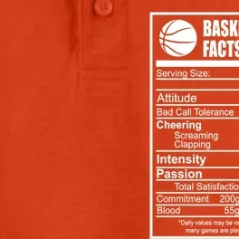 Funny Basketball Mom Nutrition Facts Proud Parent Cute Gift Dry Zone Grid Performance Polo