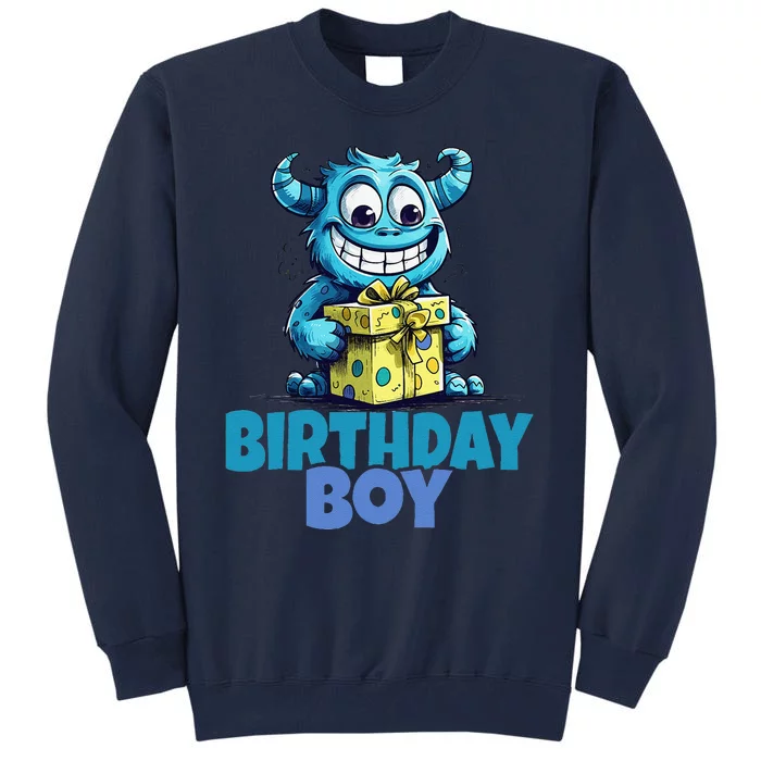 Funny Birthday Monster Party Tall Sweatshirt