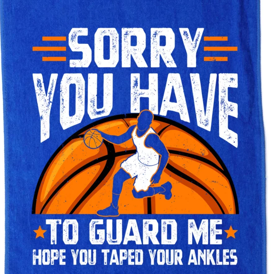 Funny Basketball Mom Dad Basketball Player Gift Platinum Collection Golf Towel