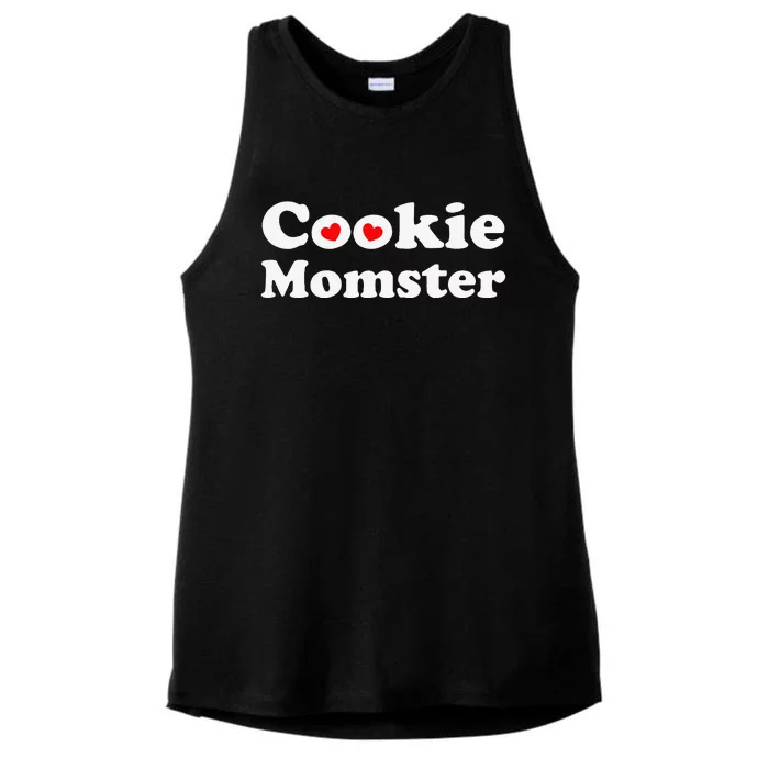 For Baker Moms, Scout Moms Cookie Momster Mother's Day Ladies Tri-Blend Wicking Tank