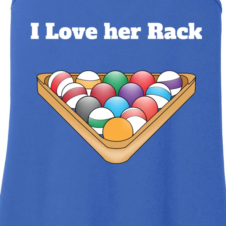 Funny Billiards Matching Couples Funny Gift I Love Her Rack Meaningful Gift Ladies Essential Tank