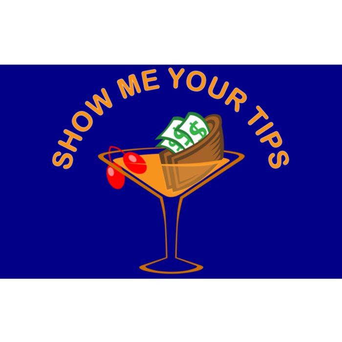 Funny Bartending Mixology Show Me Your Tips Waitress Cool Gift Bumper Sticker