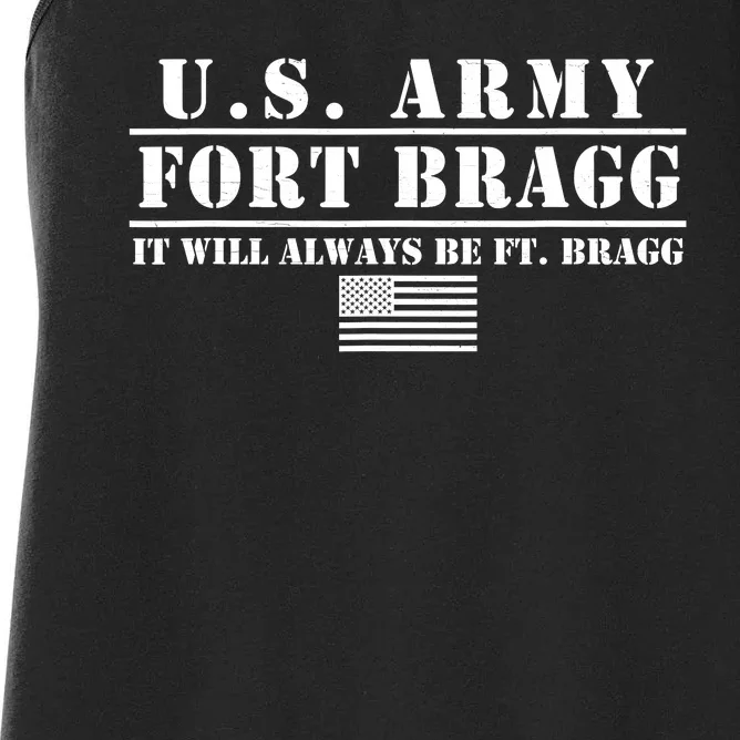 Fort Bragg Nc Basic Training It Will Always Be Ft. Bragg Women's Racerback Tank