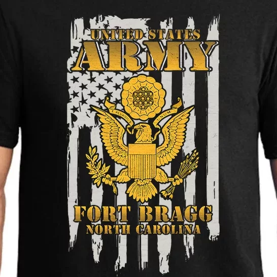 Fort Bragg North Carolina US Army American Flag Pajama Set