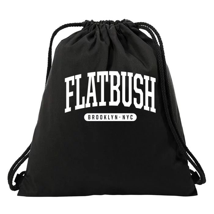 Flatbush Brooklyn Ny Souvenirs Nyc Borough Flatbush Brooklyn New York Drawstring Bag