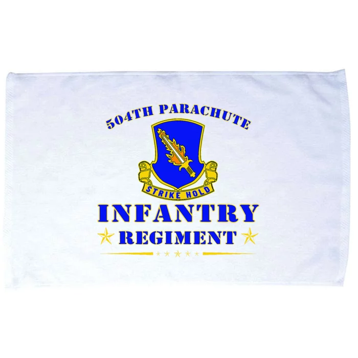 Fort Bragg North Carolina 504th Parachute Infantry Regiment Microfiber Hand Towel