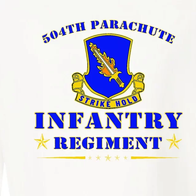 Fort Bragg North Carolina 504th Parachute Infantry Regiment Cropped Pullover Crew