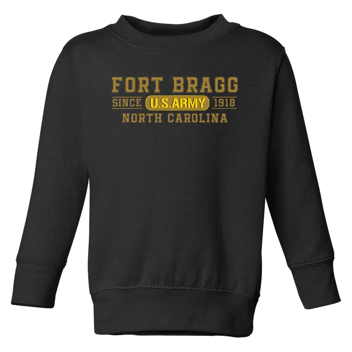 Fort Bragg North Carolina Nc Veteran 82nd Airborne Army Toddler Sweatshirt