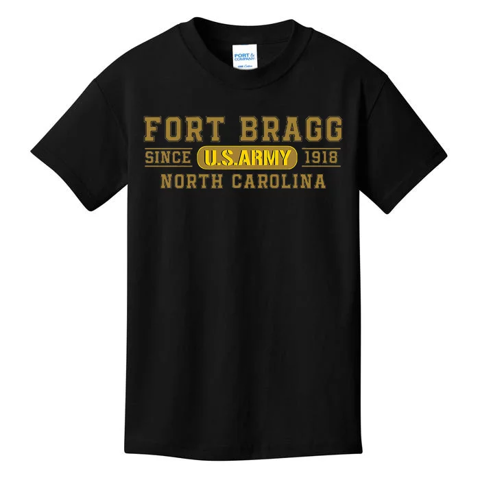 Fort Bragg North Carolina Nc Veteran 82nd Airborne Army Kids T-Shirt