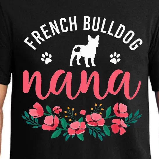 French Bulldog Nana Gifts Cute Dog Lover Christmas Mom Pajama Set