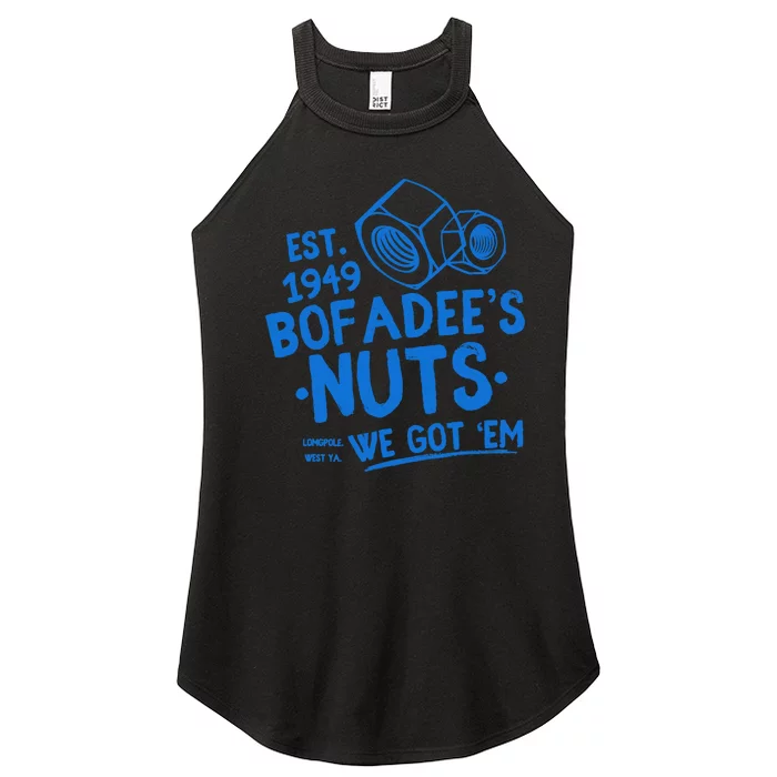 Funny Bofadees Nuts We Got Em Women’s Perfect Tri Rocker Tank