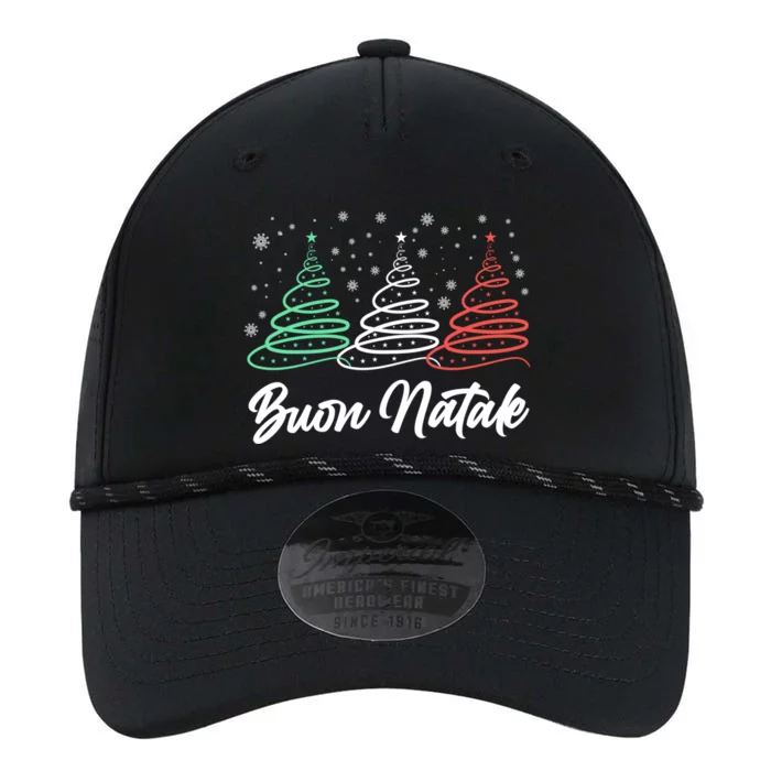 Funny Buon Natale Italy Pride Xmas Holiday Italian Christmas Gift Performance The Dyno Cap