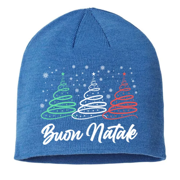 Funny Buon Natale Italy Pride Xmas Holiday Italian Christmas Gift 8 1/2in Sustainable Knit Beanie