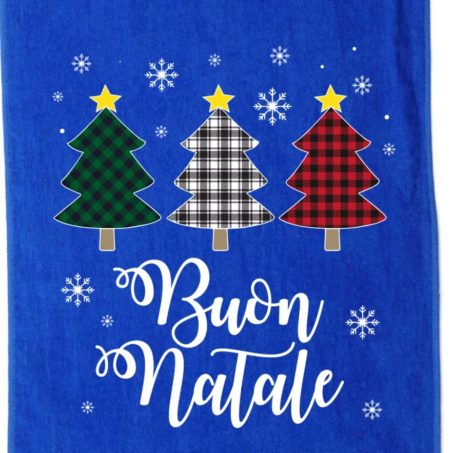 Funny Buon Natale Italy Xmas Holiday Italian Christmas Tree Great Gift Platinum Collection Golf Towel