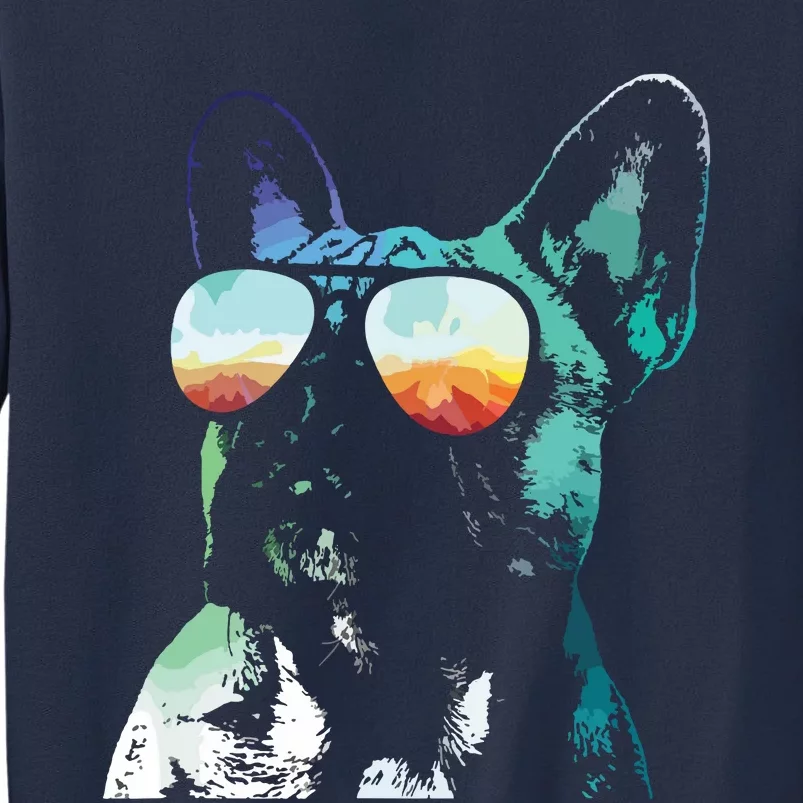 French Bulldog Neon Dog Shirts Sweatshirt