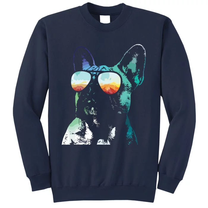 French Bulldog Neon Dog Shirts Sweatshirt