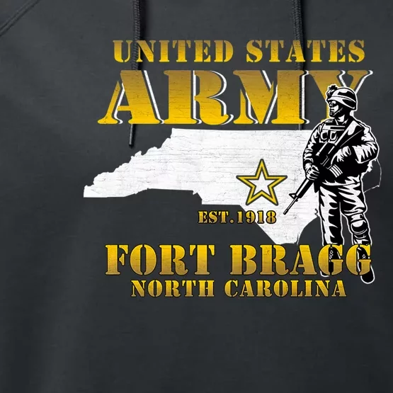 Fort Bragg North Carolina Nc Army Base Army Basic Training Performance Fleece Hoodie