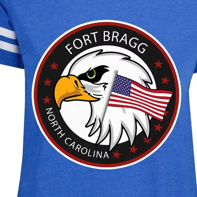 Fort Bragg Nc North Carolina Enza Ladies Jersey Football T-Shirt