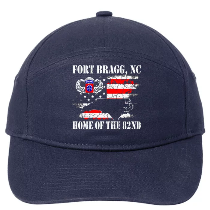 Fort Bragg NC Home Of The 82nd Airborne Veterans Day 7-Panel Snapback Hat