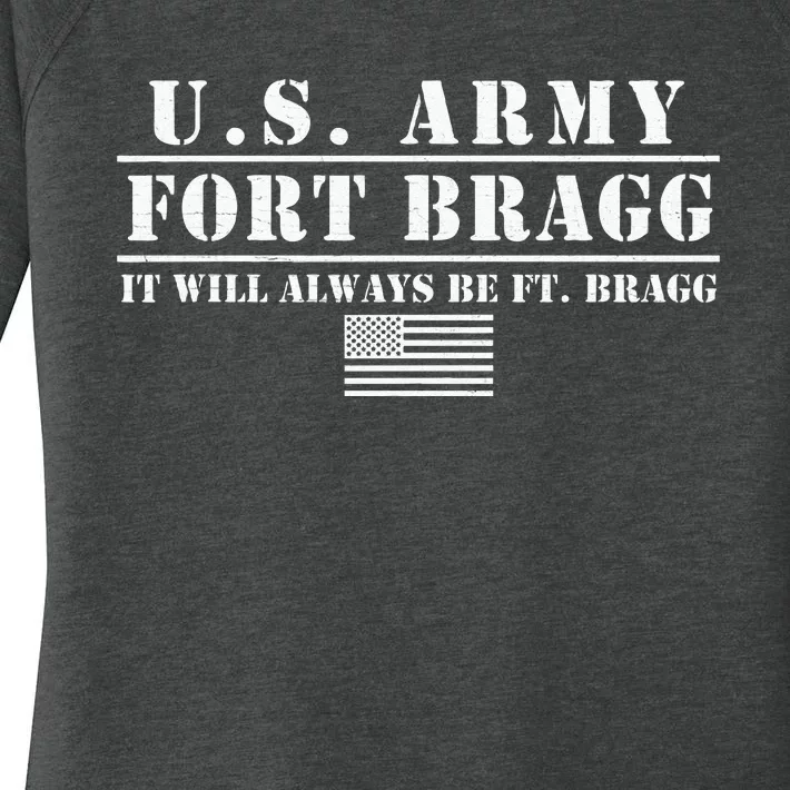 Fort Bragg Nc Basic Training It Will Always Be Ft. Bragg Women's Perfect Tri Tunic Long Sleeve Shirt