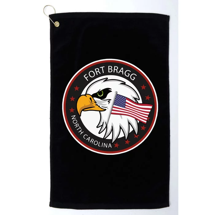 Fort Bragg NC North Carolina Platinum Collection Golf Towel