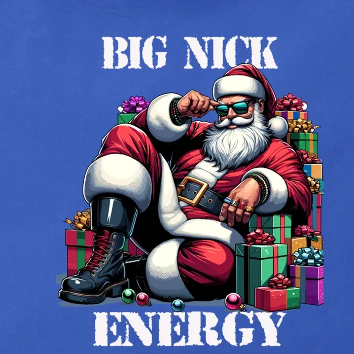 Fun Big Nick Energy Funny Santa Claus Christmas Xmas Cool Gift Zip Tote Bag