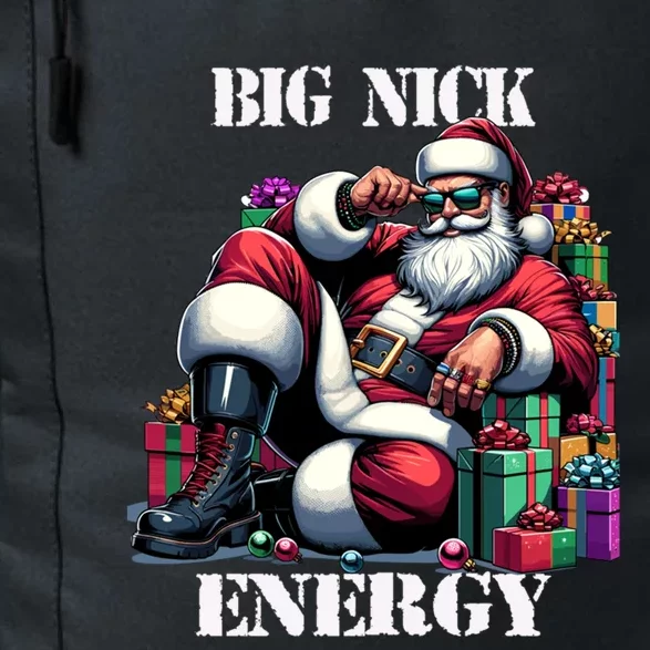 Fun Big Nick Energy Funny Santa Claus Christmas Xmas Cool Gift Daily Commute Backpack