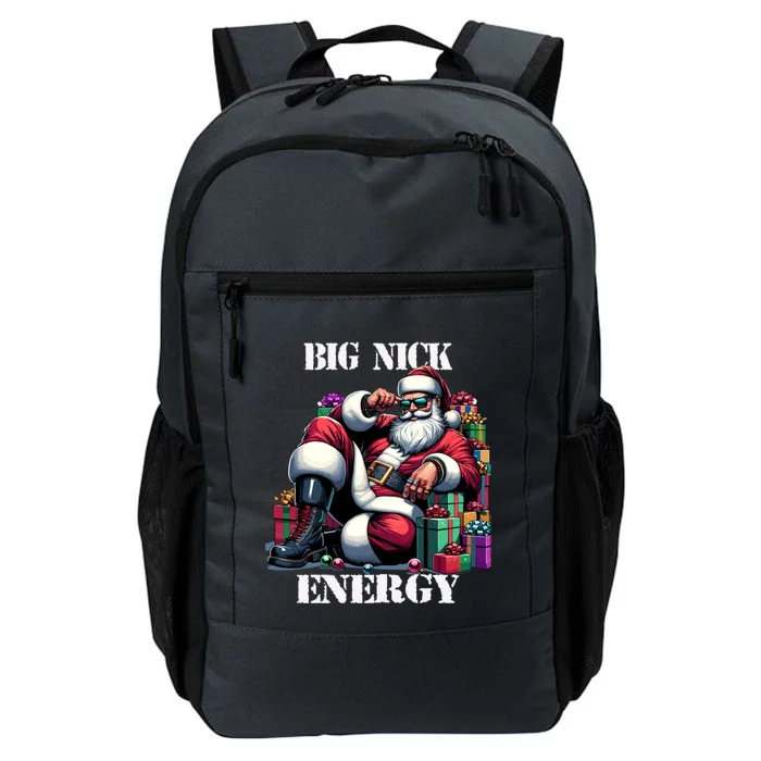 Fun Big Nick Energy Funny Santa Claus Christmas Xmas Cool Gift Daily Commute Backpack