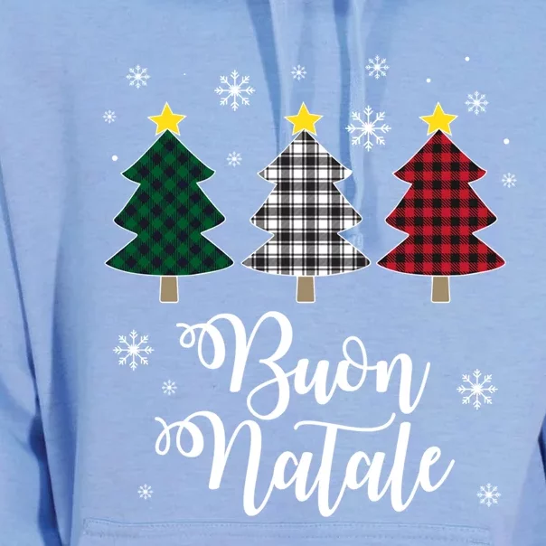 Funny Buon Natale Italy Xmas Holiday Italian Christmas Tree Unisex Surf Hoodie