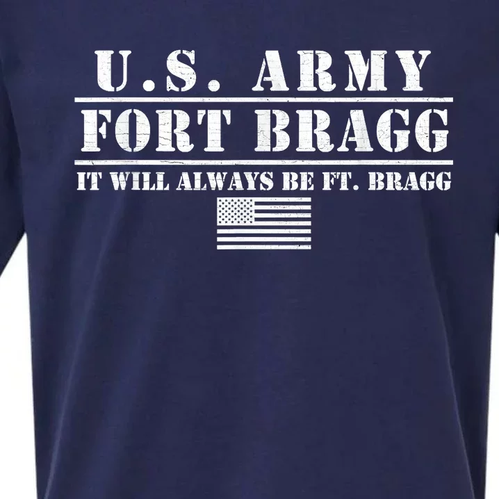 Fort Bragg Nc Basic Training It Will Always Be Ft. Bragg Sueded Cloud Jersey T-Shirt