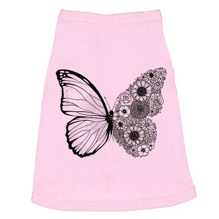 Floral Butterfly Nature Doggie Tank