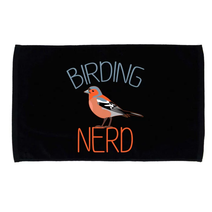 Funny Birding Nerd Bird Watching Fan Microfiber Hand Towel