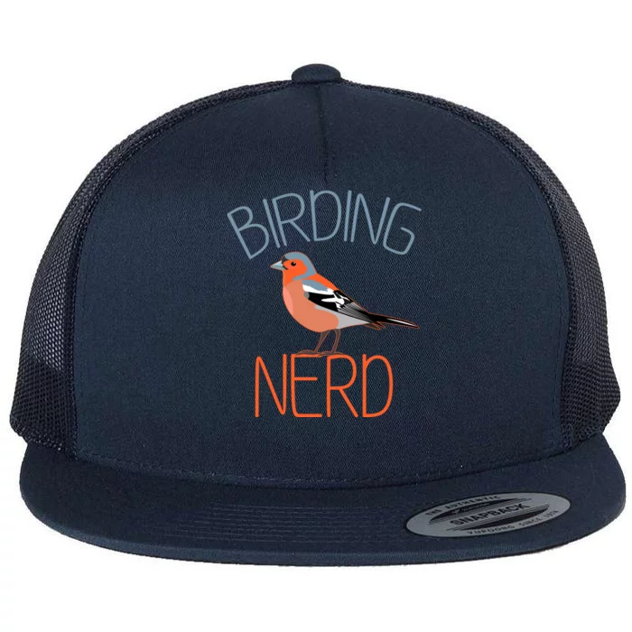 Funny Birding Nerd Bird Watching Fan Flat Bill Trucker Hat