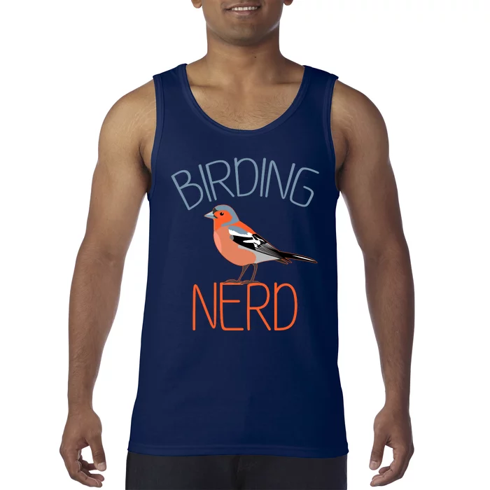 Funny Birding Nerd Bird Watching Fan Tank Top