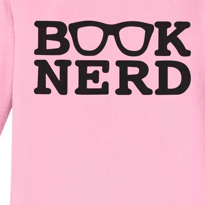 Funny Book Nerd Librarian Teacher Student Reader Book Lover Baby Long Sleeve Bodysuit