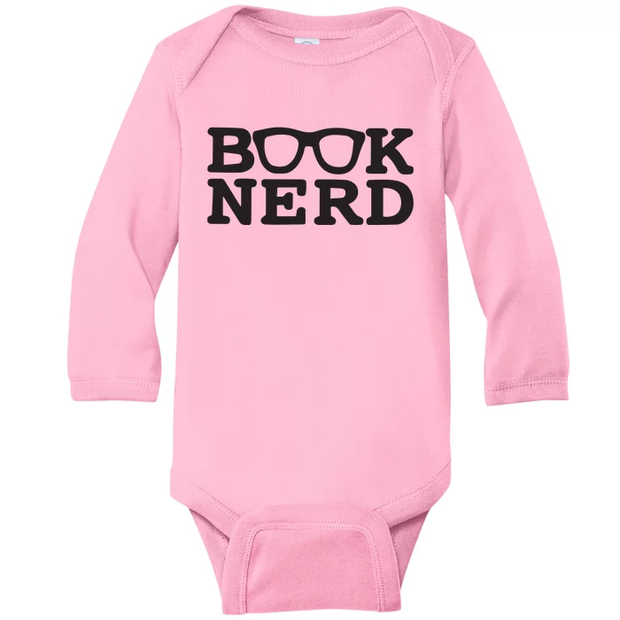 Funny Book Nerd Librarian Teacher Student Reader Book Lover Baby Long Sleeve Bodysuit