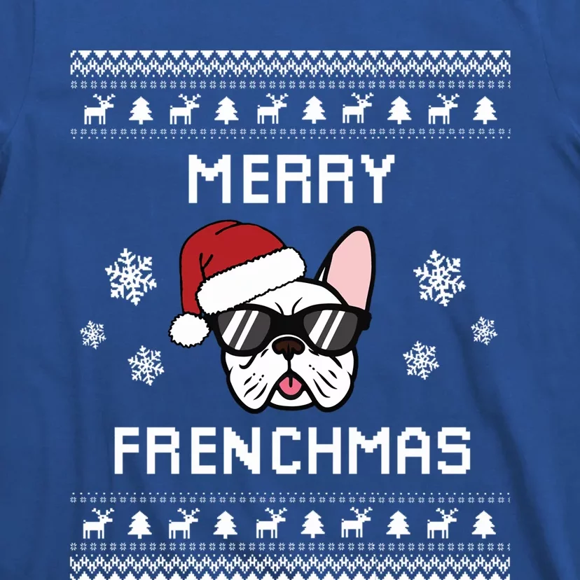 French Bulldog Owner Ugly Christmas Sweater Gift T-Shirt