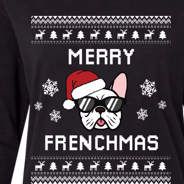 French Bulldog Owner Ugly Christmas Sweater Meaningful Gift Womens Cotton Relaxed Long Sleeve T-Shirt