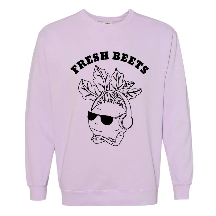 Fresh Beets Organic Vegetable Local Farmers Market Garment-Dyed Sweatshirt