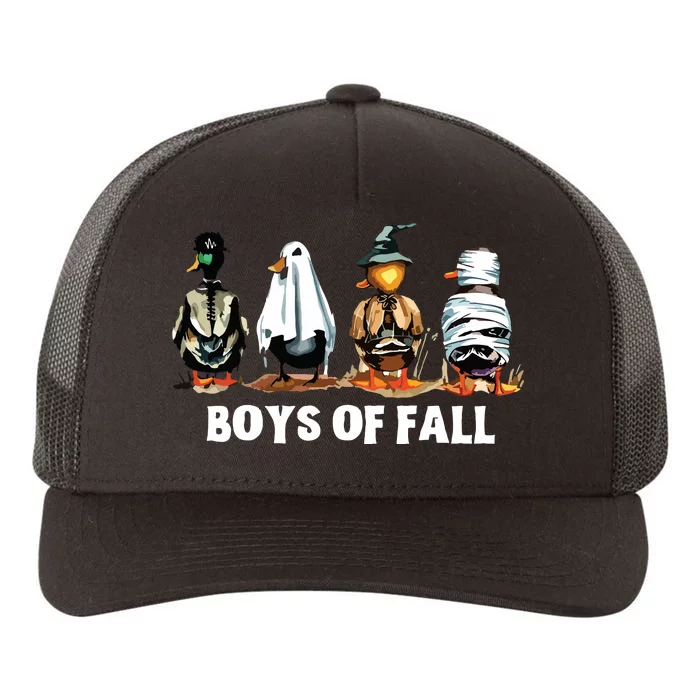 Funny Boy Of Fall Duck Hunting Halloween Costume Duck Lover Yupoong Adult 5-Panel Trucker Hat