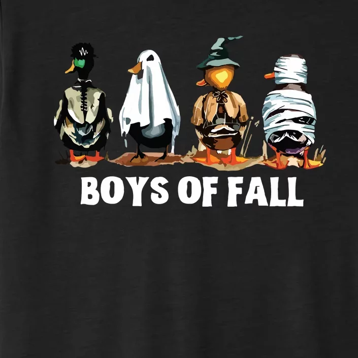 Funny Boy Of Fall Duck Hunting Halloween Costume Duck Lover ChromaSoft Performance T-Shirt