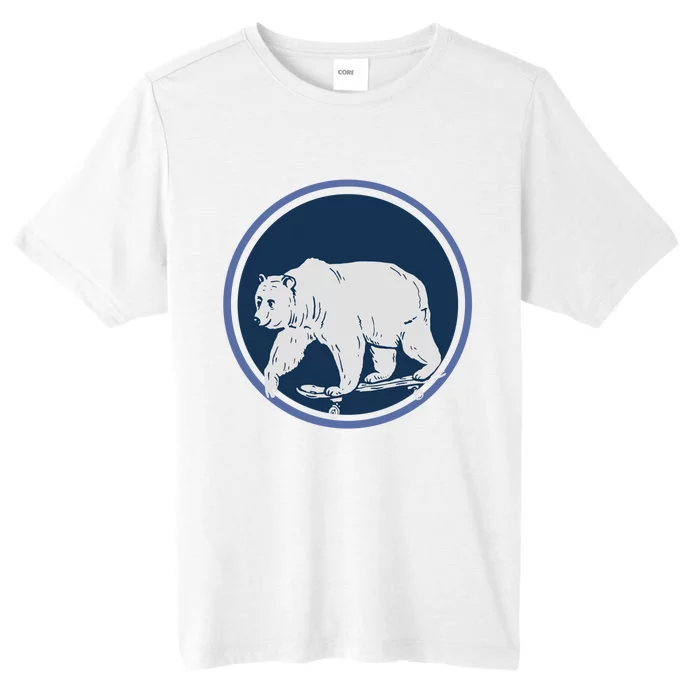 Funny Bear On Skate ChromaSoft Performance T-Shirt