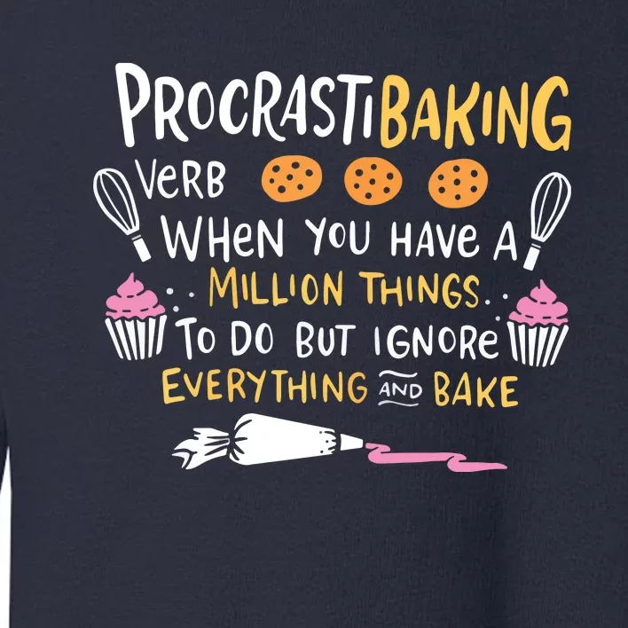 Funny Baking Outfit For A Cake Decorator Toddler Sweatshirt