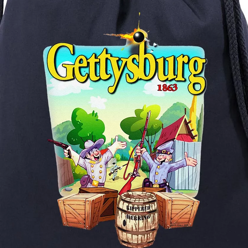 Fun Battle Of Gettysburg Drawstring Bag